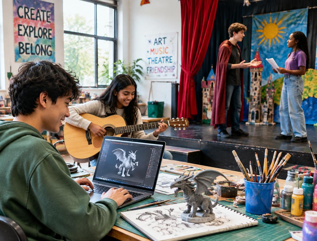 Creative & Art Camps: Imagine, perform and create something of your own.